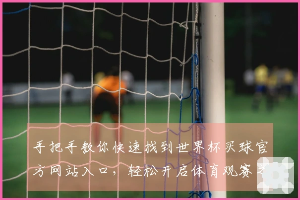 手把手教你快速找到世界杯买球官方网站入口，轻松开启体育观赛之旅